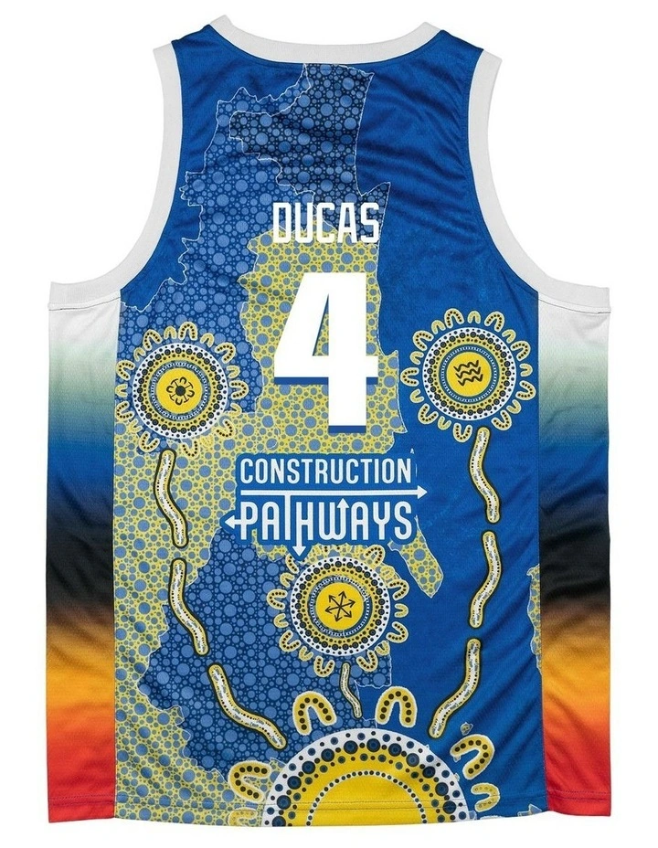 Brisbane Bullets 25/26 Indigenous Jersey in Alex Ducas image 4