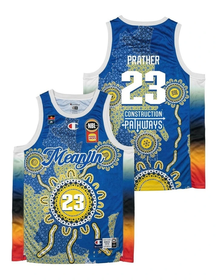 Brisbane Bullets 25/26 Indigenous Jersey in Casey Prather image 1