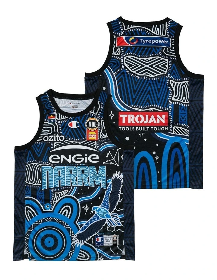 Melbourne United 25/26 Indigenous Jersey in Black image 1