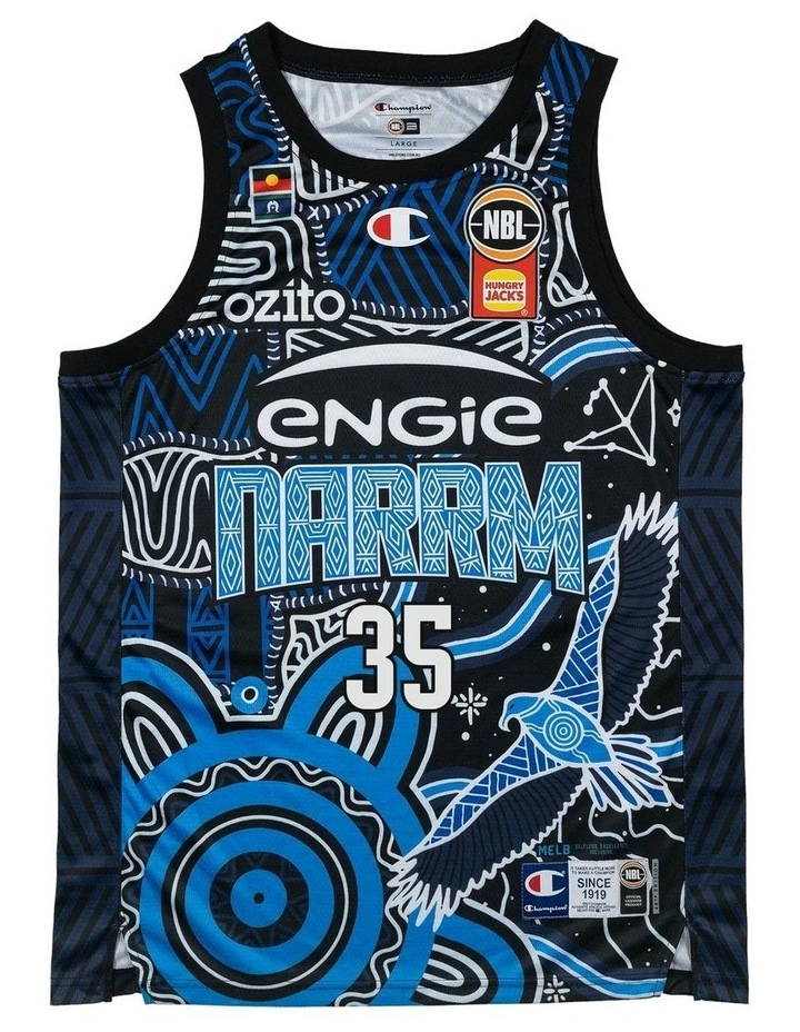 Melbourne United 25/26 Indigenous Jersey in Milton Doyle image 3