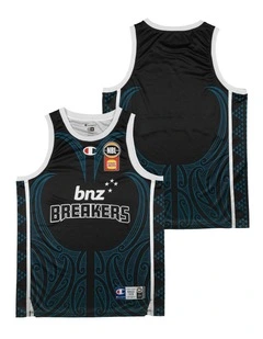 New Zealand Breakers 25/26 Indigenous Jersey in Black