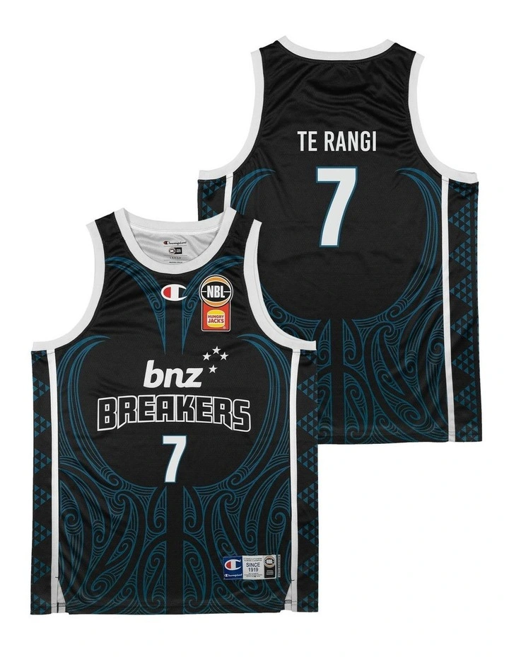 New Zealand Breakers 25/26 Indigenous Jersey in Reuben Te Rangi image 1