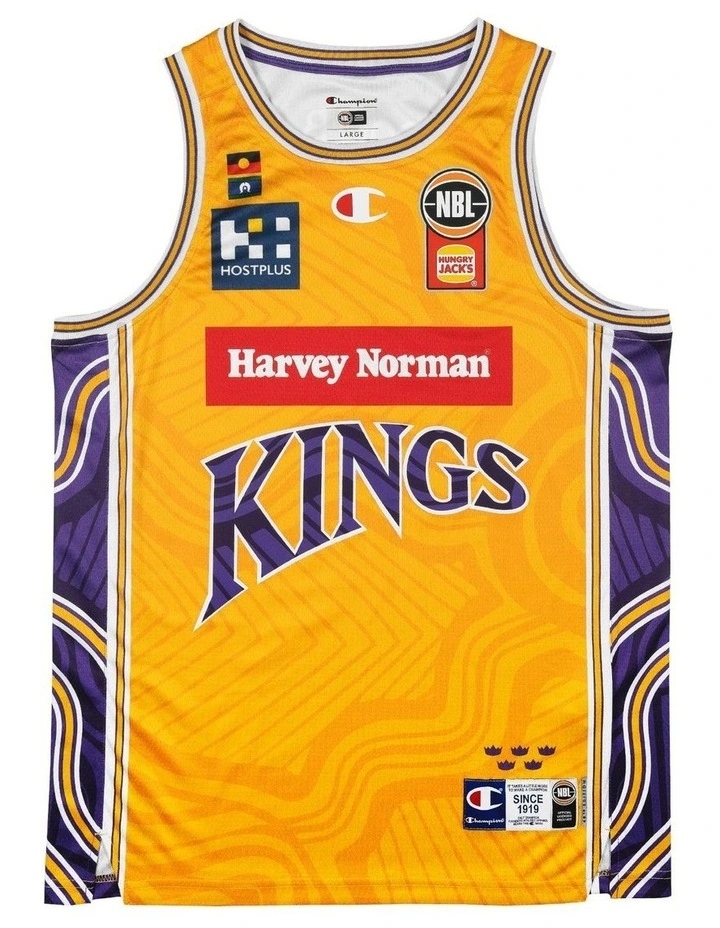 Sydney Kings 25/26 Indigenous Jersey in Yellow image 3