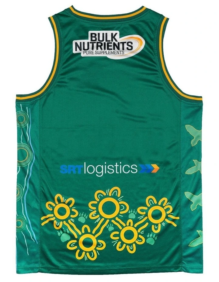 Tasmania Jack Jumpers 25/26 Indigenous Jersey in Green image 4