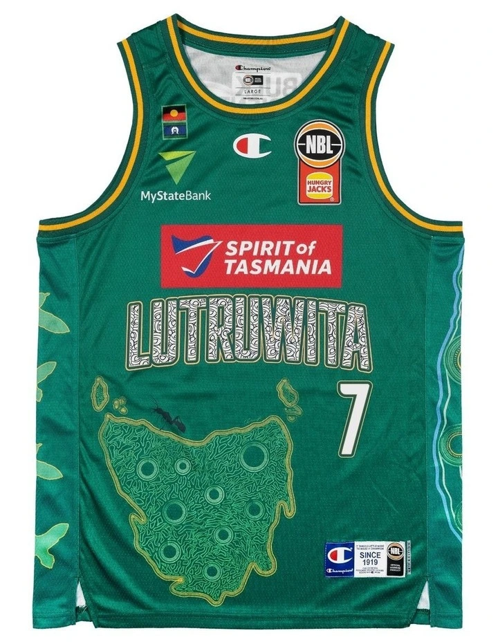 Tasmania JackJumpers 25/26 Indigenous Jersey in David Johnson image 3