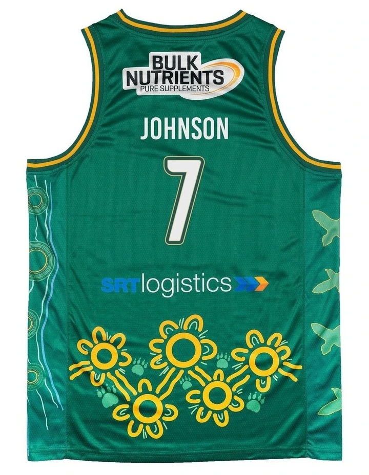 Tasmania JackJumpers 25/26 Indigenous Jersey in David Johnson image 4