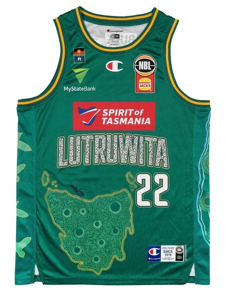 Tasmania JackJumpers 25/26 Indigenous Jersey in Will Magnay image 3