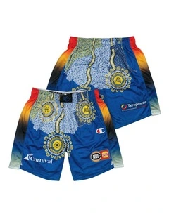 Brisbane Bullets Indigenous Shorts 25/26 in Blue