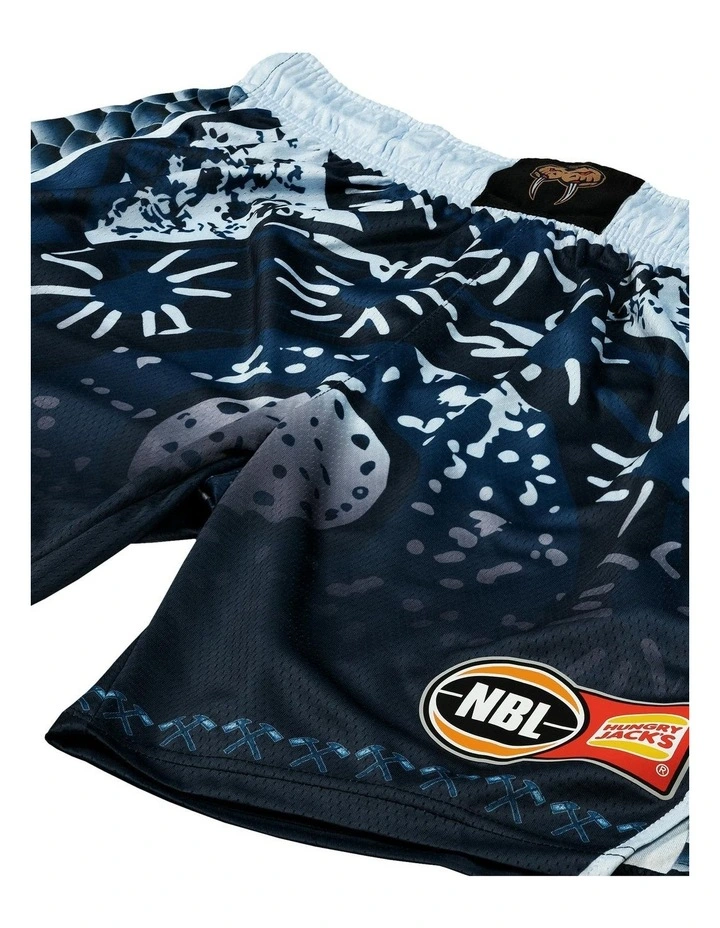 Cairns Taipans Indigenous Shorts 25/26 in Navy image 2
