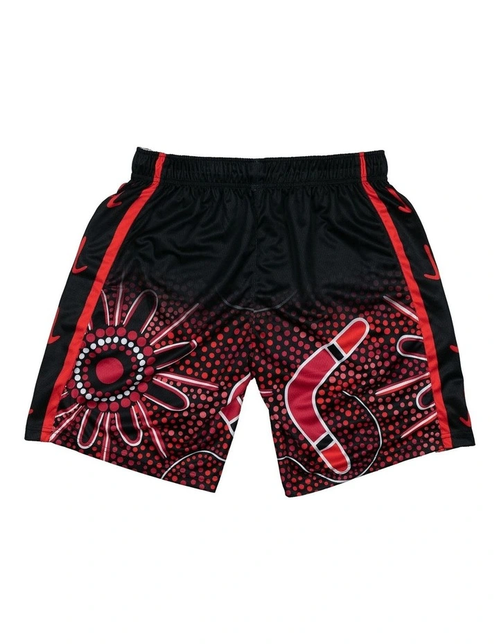 Illawarra Hawks Indigenous Shorts 25/26 in Black image 4