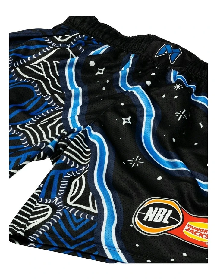 Melbourne United Indigenous Shorts 25/26 in Black image 2