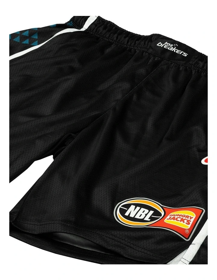 New Zealand Breakers Indigenous Shorts 25/26 in Black image 2