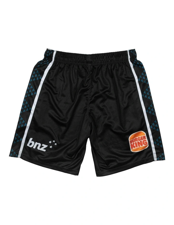 New Zealand Breakers Indigenous Shorts 25/26 in Black image 4