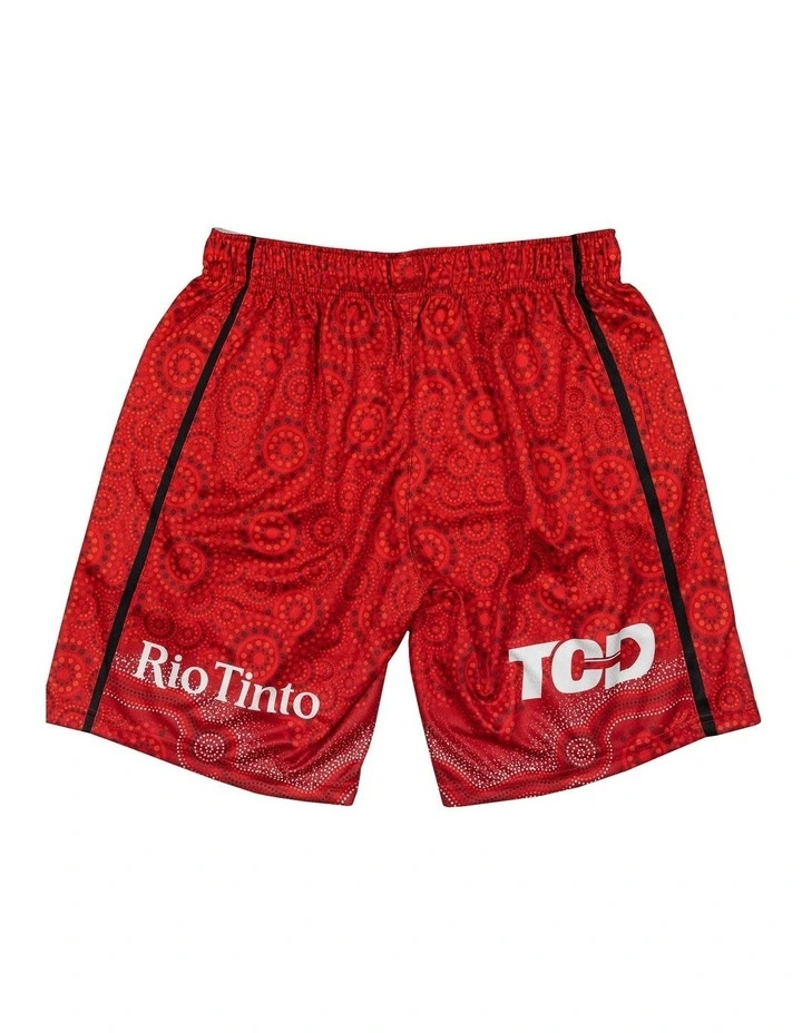 Perth Wildcats 25/26 Indigenous Shorts in Red image 4