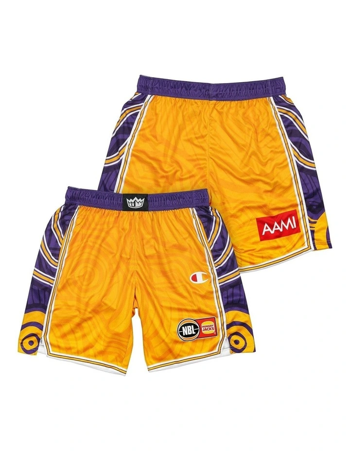 Sydney Kings 25/26 Indigenous Shorts in Yellow image 1