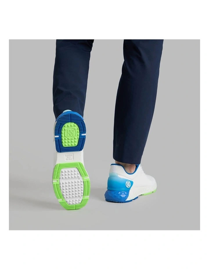 MG4  Golf Shoes in Snow/Acid Lime image 6