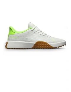 G.112 Perforated Leather Golf Shoes in Snow/Gecko