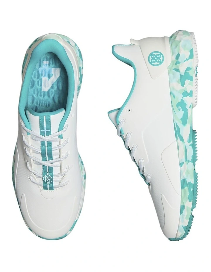 MG4+ Monochrome Camo Golf Shoes in White image 2
