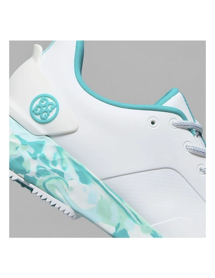 MG4+ Monochrome Camo Golf Shoes in White image 5