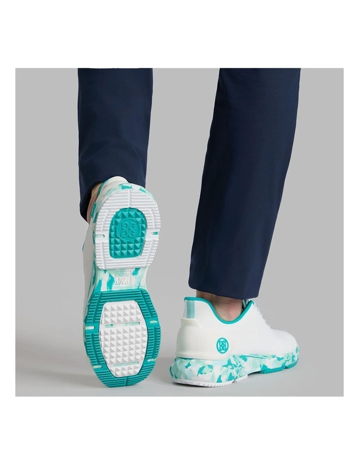 MG4+ Monochrome Camo Golf Shoes in White image 6