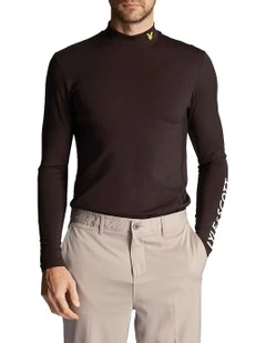 Tech Baselayer T-shirt in Jet Black