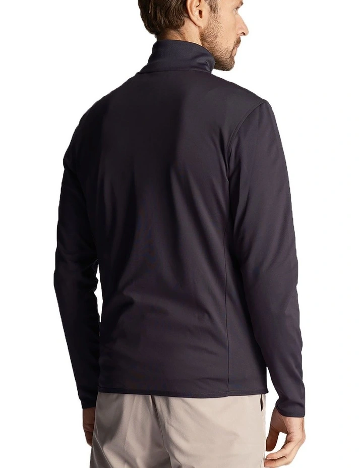 Tech 1/4 Zip Midlayer Knit in Dark Navy image 2