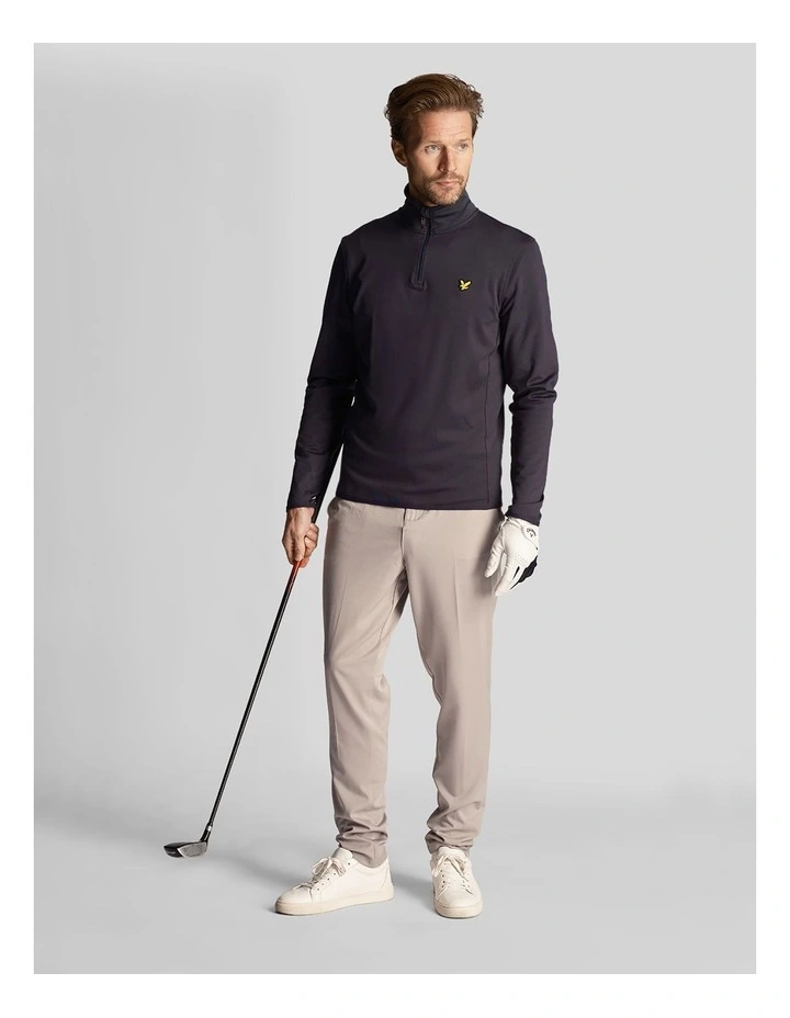 Tech 1/4 Zip Midlayer Knit in Dark Navy image 4