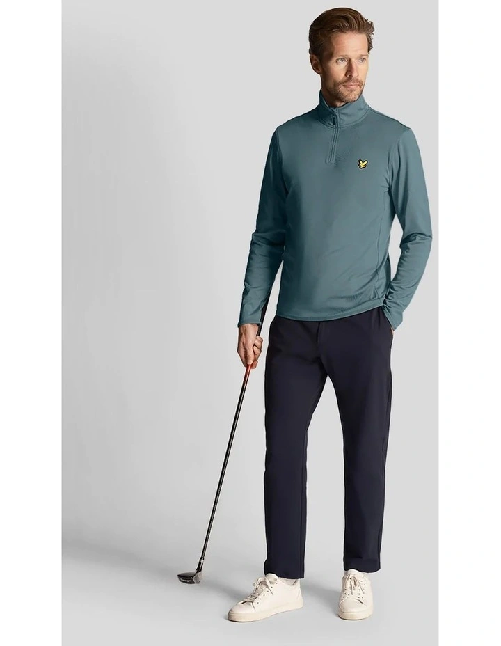 Tech 1/4 Zip Golf Midlayer in Iron Blue image 4