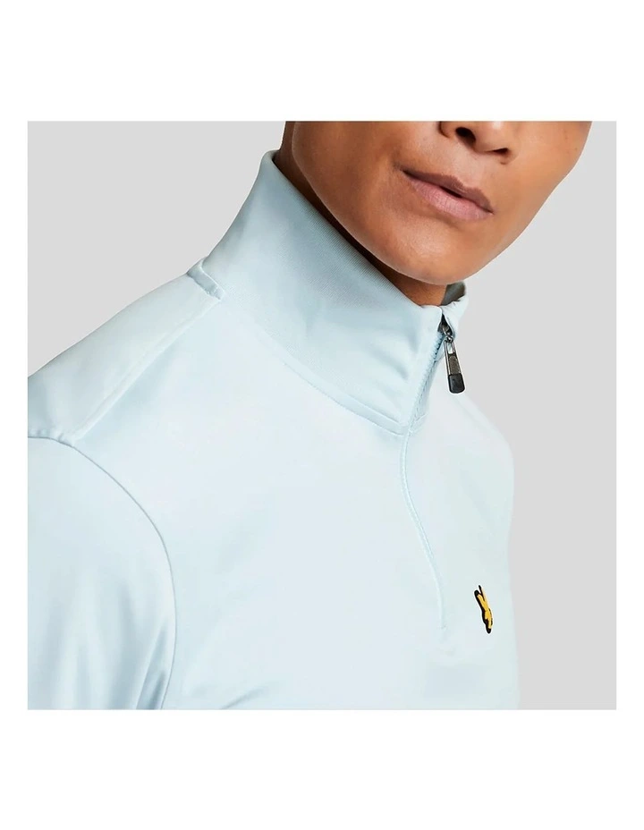 Tech 1/4 Zip Midlayer Knit in Club Blue image 3