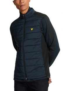 Wadded Golf Gilet Vest in Navy