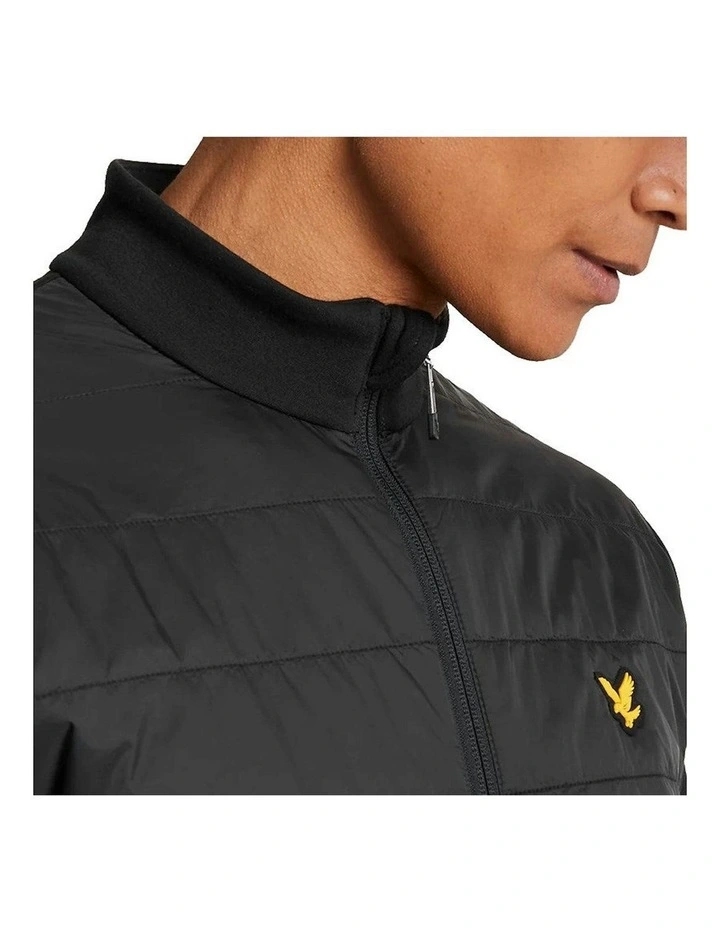 Golf Baffle Quilted Jacket in Jet Black image 3