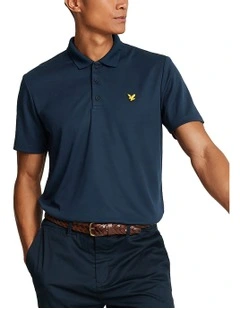 Golf Tech Polo Shirt in Navy