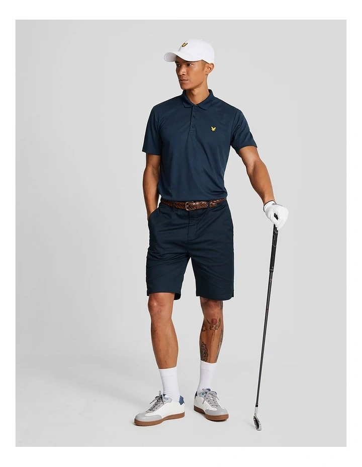 Golf Tech Polo Shirt in Navy image 4