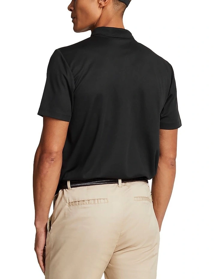 Golf Tech Polo Shirt in Jet Black image 2