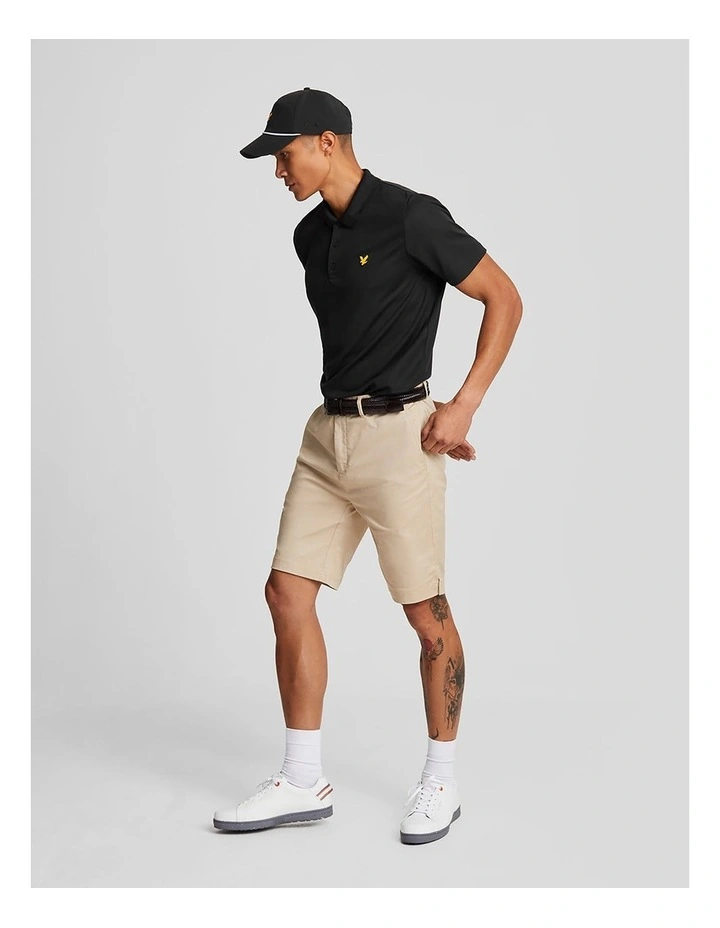 Golf Tech Polo Shirt in Jet Black image 4