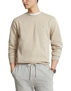 Classic Fit Performance Sweatshirt in Sand Heather