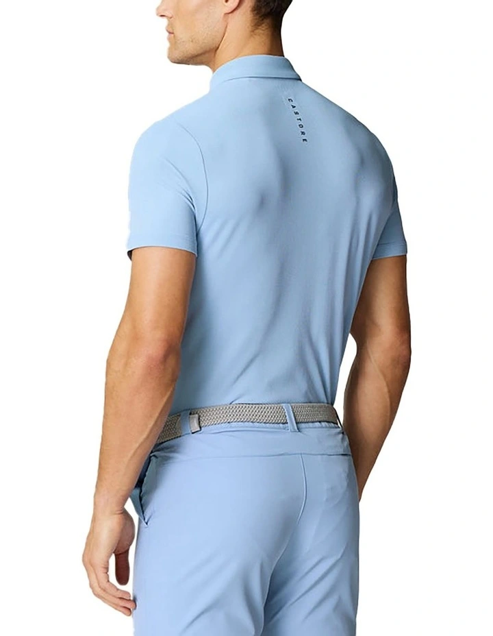 Club Classic Polo Golf Shirt in Sky Blue image 2