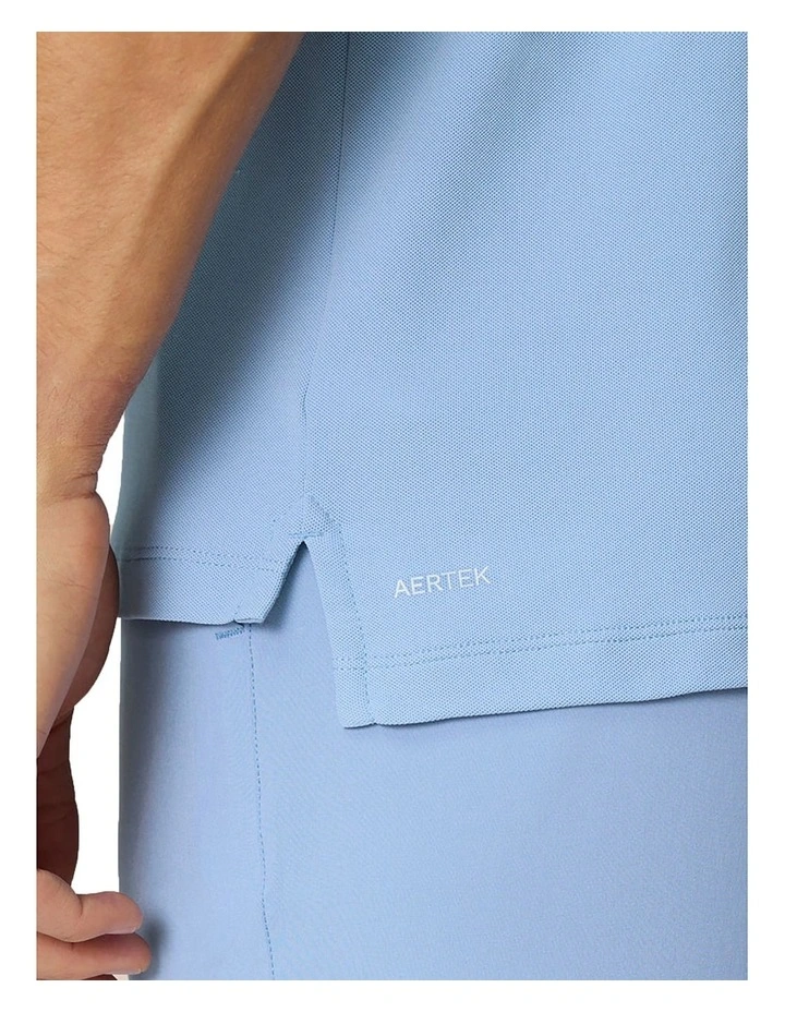 Club Classic Polo Golf Shirt in Sky Blue image 4