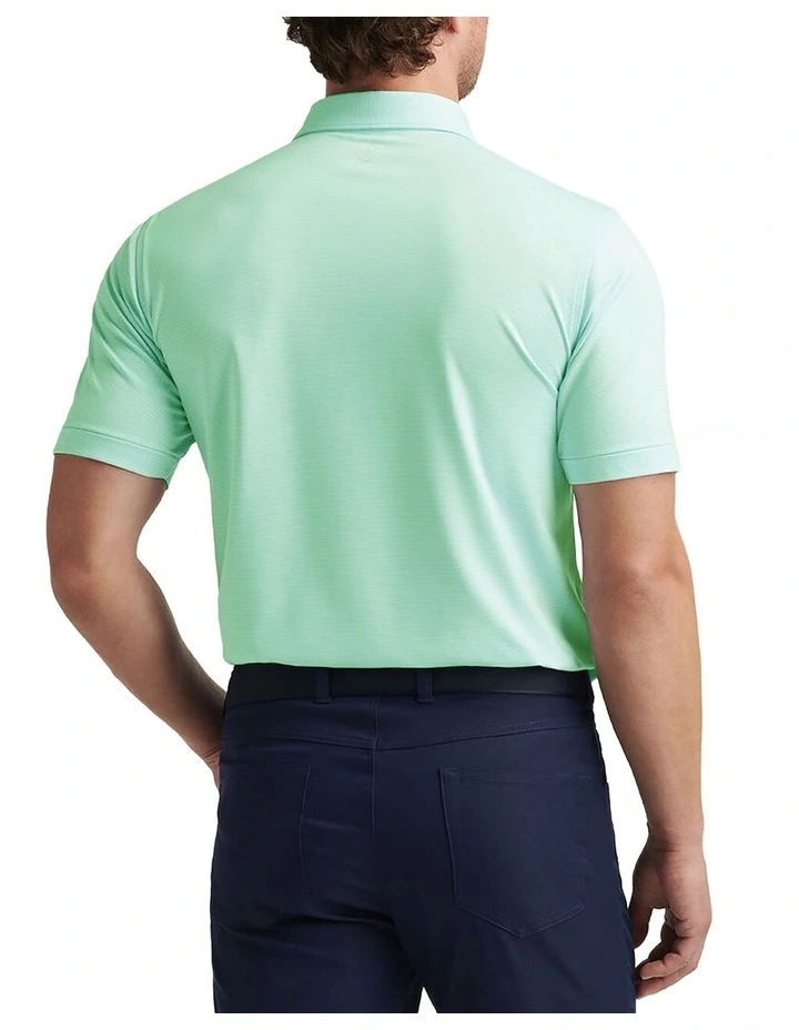 Peter Millar Jubilee Performance Jersey Polo Shirt in Pear Tart image 2