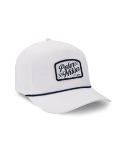 Peter Millar Clubhouse Rope Cap in =White