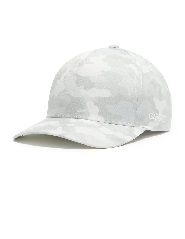 G Fore Camo Ripstop Quick Turn Snapback Cap in Snow image 1