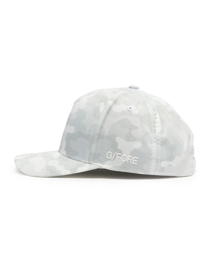 G Fore Camo Ripstop Quick Turn Snapback Cap in Snow image 5