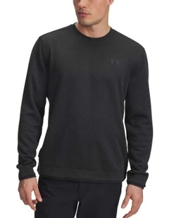 Under Armour Fleece Crew Sweater in Black