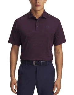 Under Armour Playoff Stripe Polo Shirt in Blue