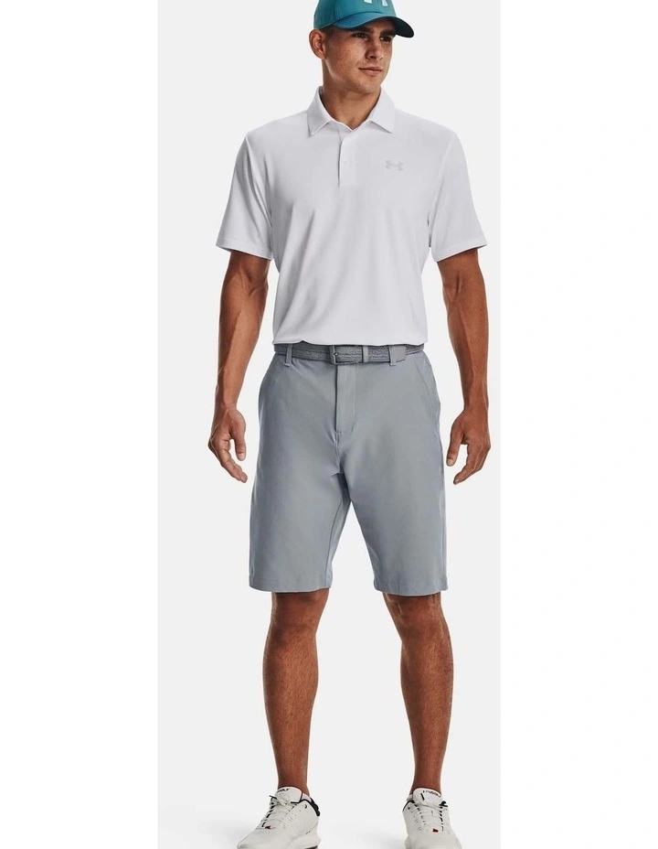 Under Armour Playoff Polo Shirt in White image 4
