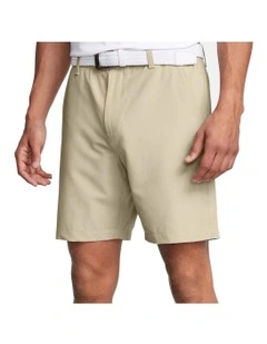Under Armour Drive 8 Golf Short in Beige