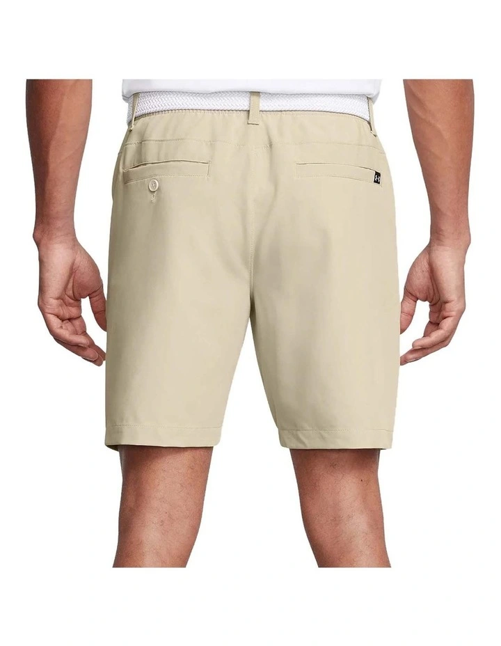 Under Armour Drive 8 Golf Short in Beige image 2