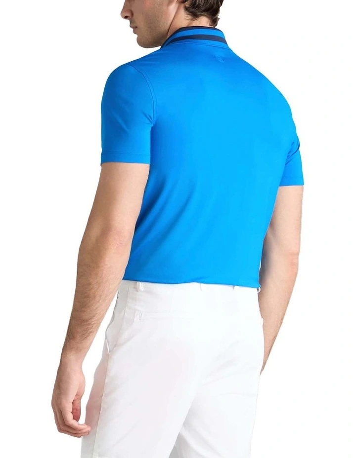 G/Fore Embroidered Tech Jersey Polo Shirt in Lisbon image 2