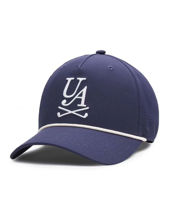 Under Armour Driver Mid Rope Cap in Midnight Navy image 1