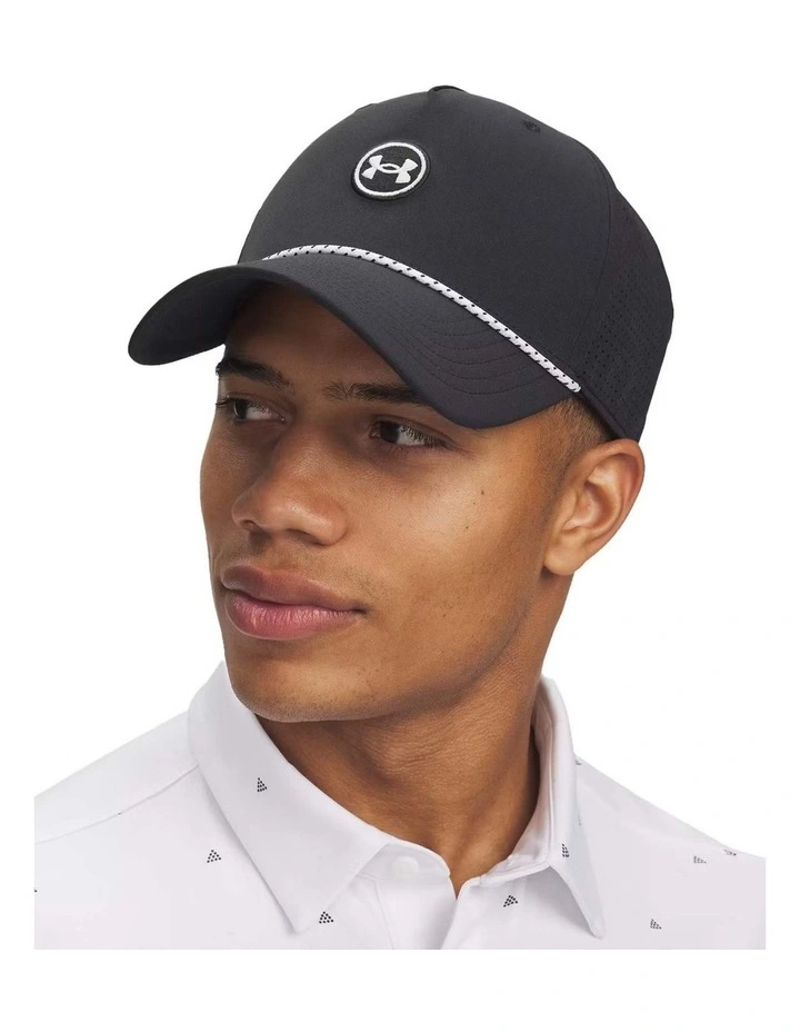 Under Armour Driver Mid Golf Cap in Black image 3